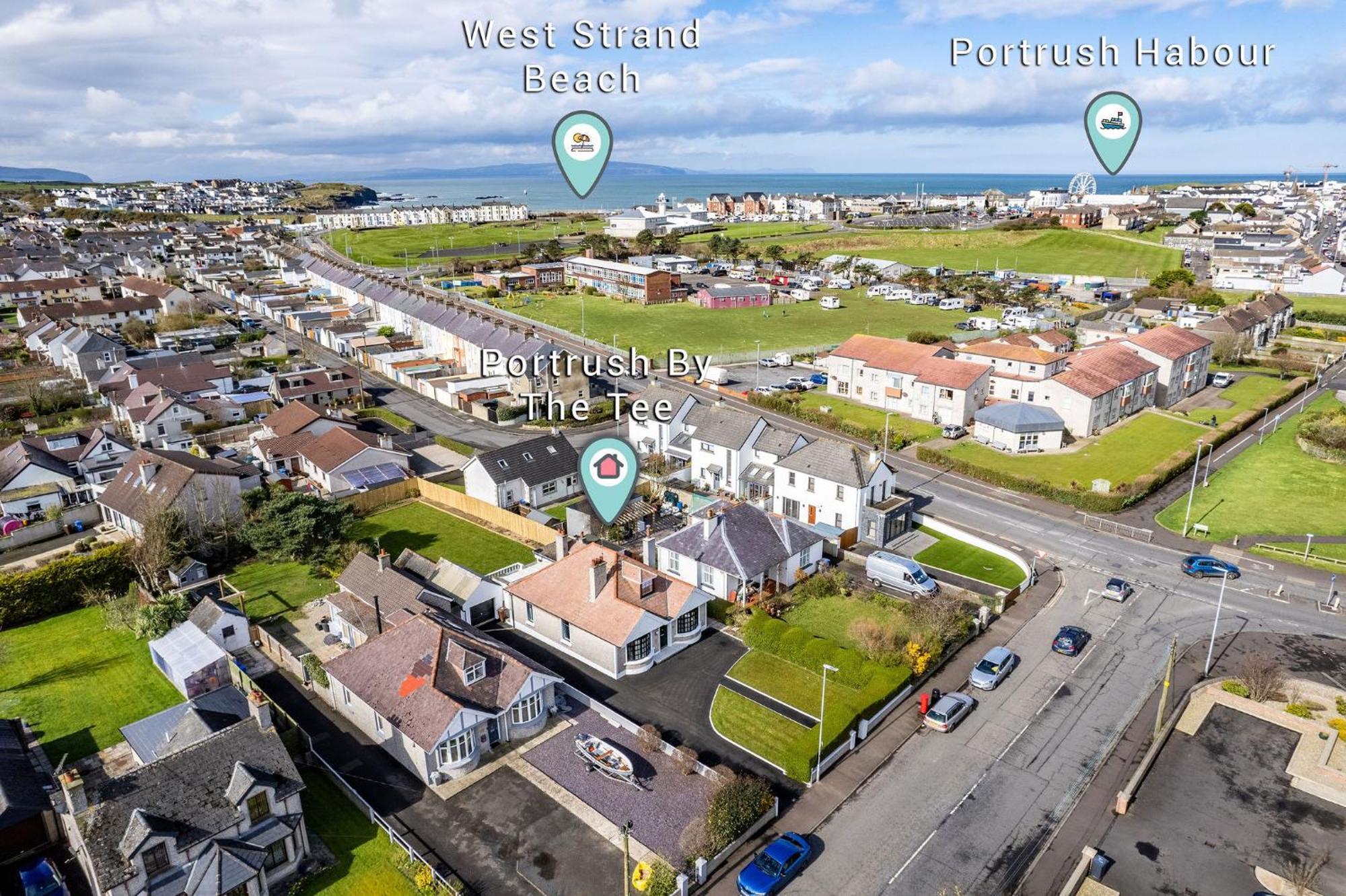 Villa Portrush By The Tee Esterno foto